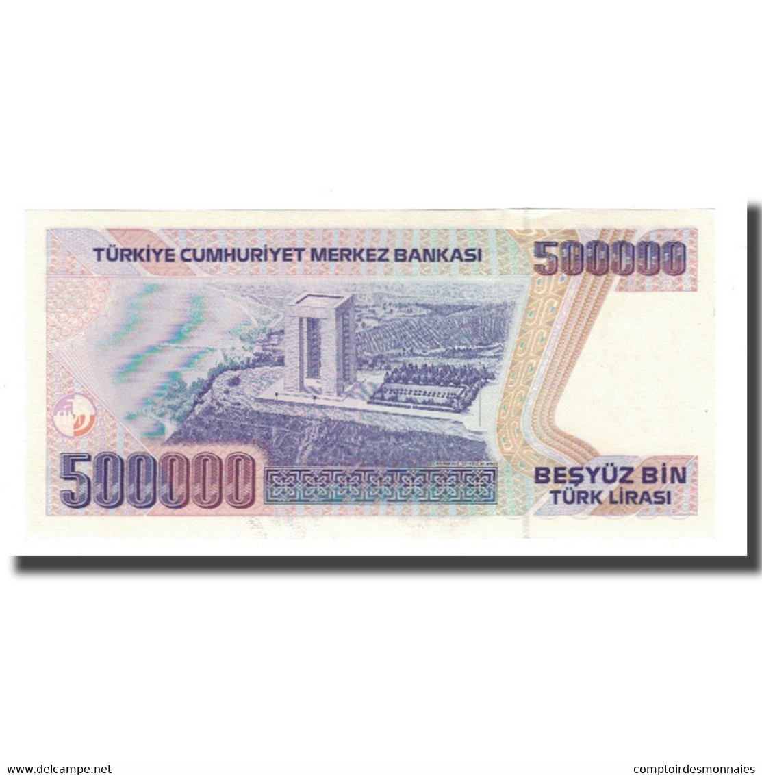 Billet, Turquie, 500,000 Lira, L.1970, 1970-01-14, KM:212, SPL - Turquie