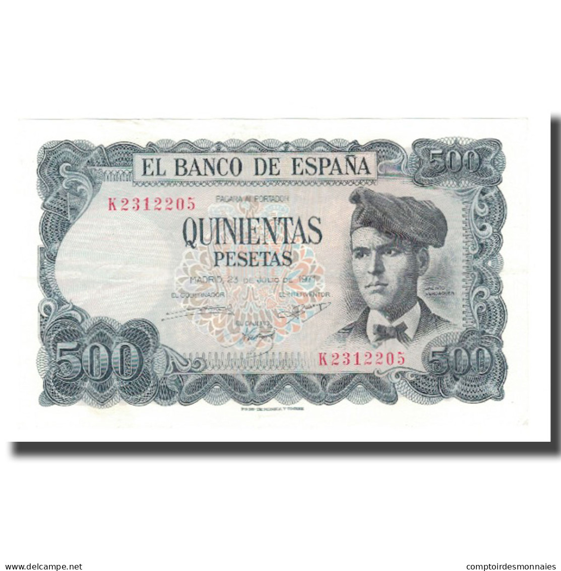 Billet, Espagne, 500 Pesetas, 1971, 1971-07-23, KM:153a, SUP - 500 Peseten