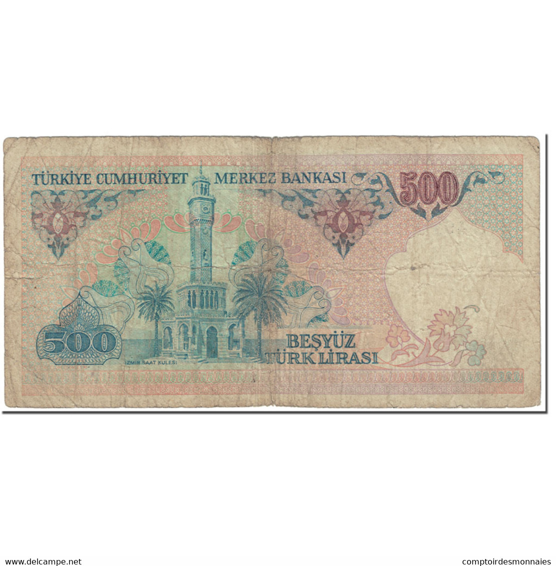 Billet, Turquie, 500 Lira, 1984-89, Undated (1984-89), KM:195, TB - Turquie