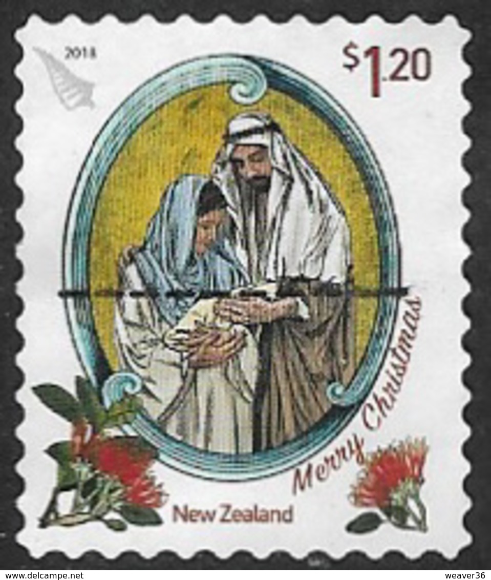 New Zealand 2018 Christmas $1.20 Type 2 Self Adhesive Good/fine Used [39/32151/ND] - Used Stamps