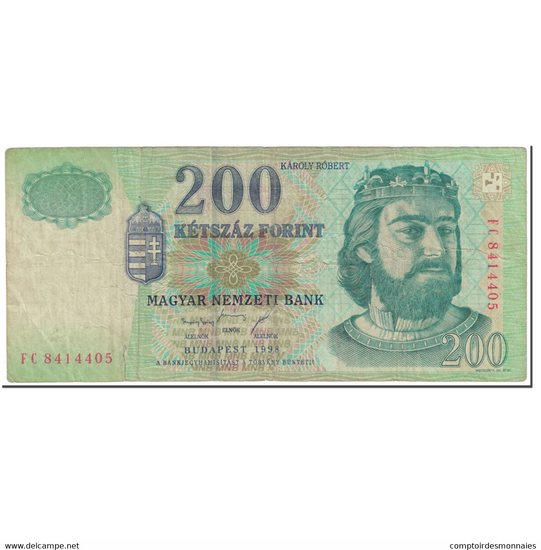 Billet, Hongrie, 200 Forint, 1998, Undated (1998), KM:178a, TB - Hongrie