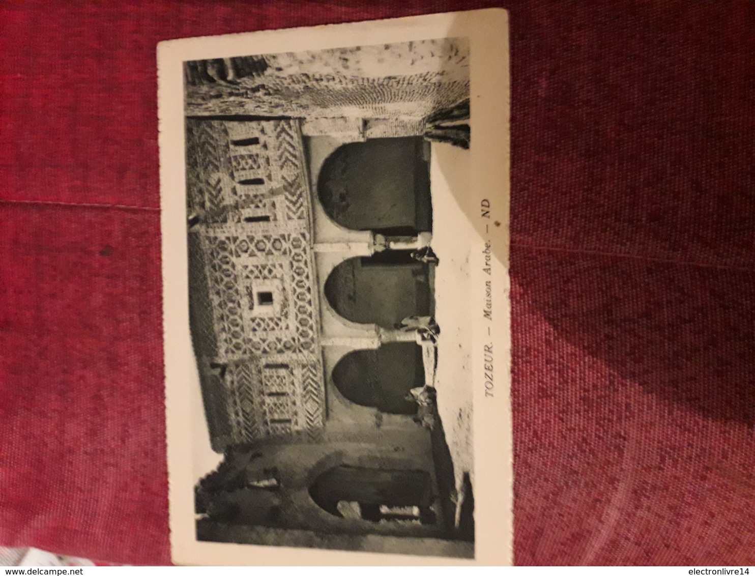 Carte Postale  Ancienne Tozeur Maison Arabe - Tunisie