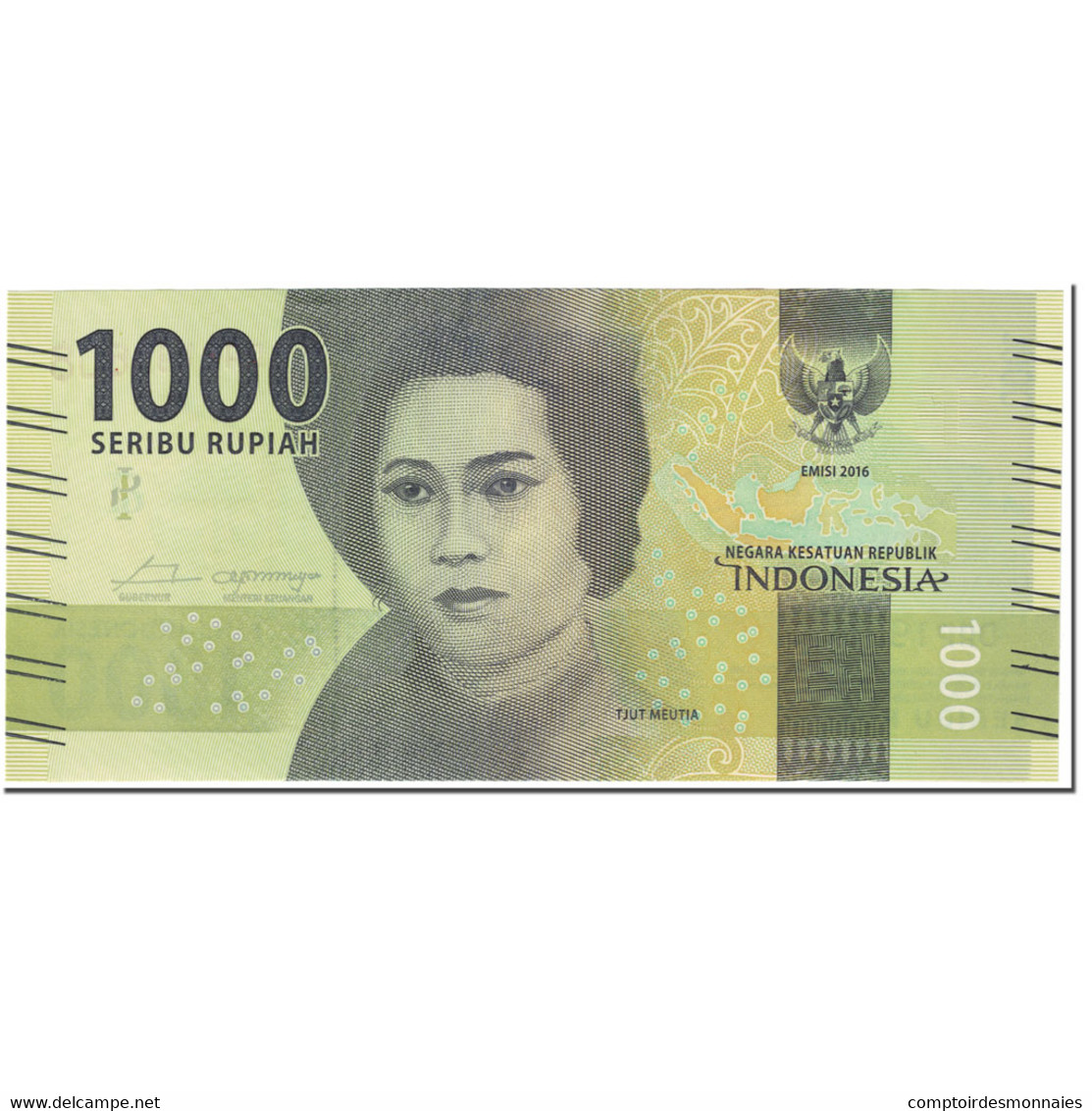 Billet, Indonésie, 1000 Rupiah, 2017, Undated (2017), KM:154b, NEUF - Indonésie