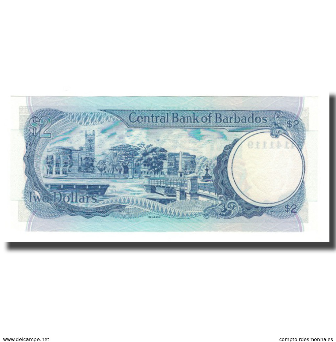 Billet, Barbados, 2 Dollars, Undated (1986), KM:36, NEUF - Barbados (Barbuda)