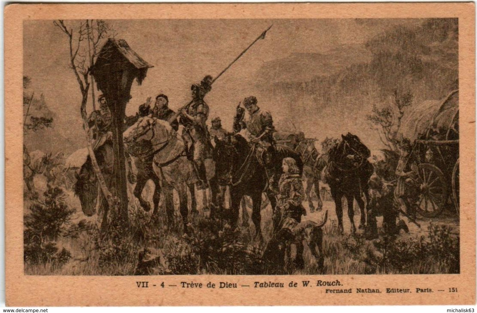 5THN 1O42 CPA - FERNAND NATHAN - TREVE DE DIEU - TABLEAU DE W ROUCH - Autres & Non Classés