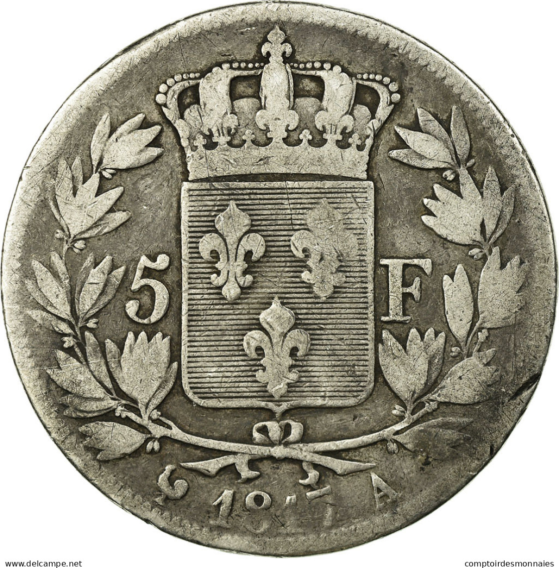 Monnaie, France, Louis XVIII, Louis XVIII, 5 Francs, 1817, Paris, TB, Argent - J. 5 Francs