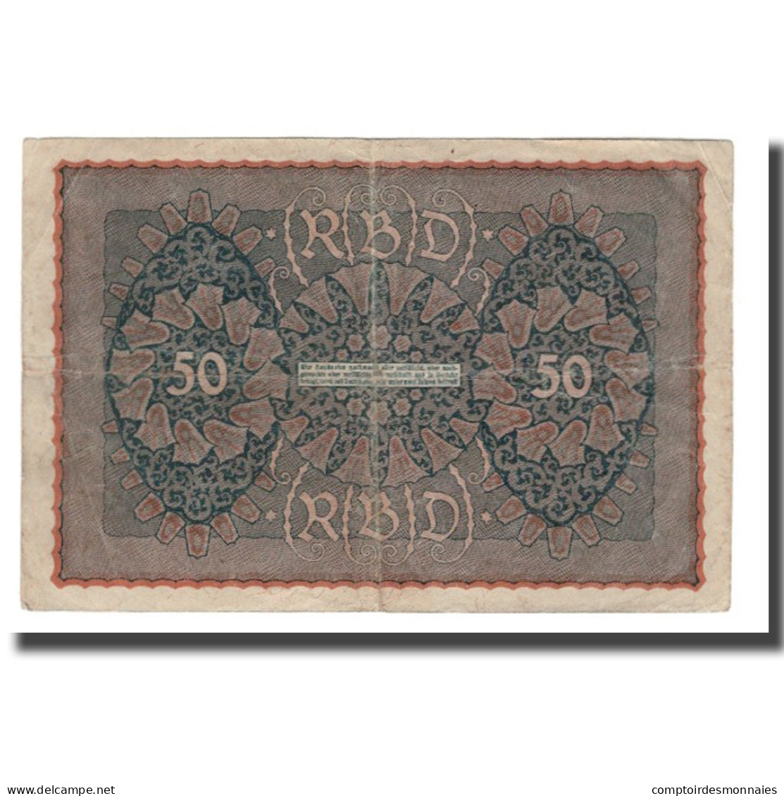 Billet, Allemagne, 50 Mark, 1919, 1919-06-24, KM:66, TB+ - 50 Mark