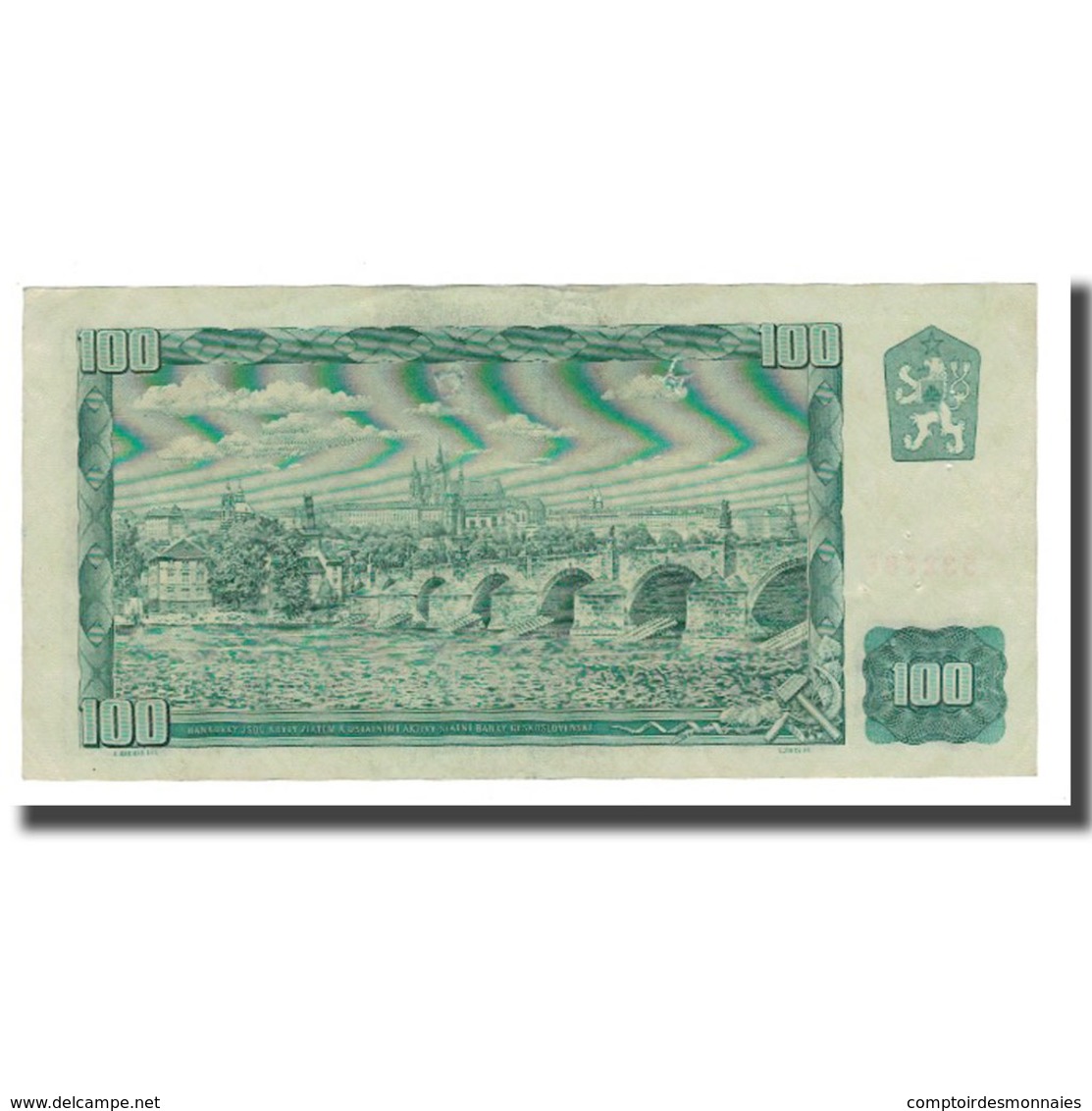 Billet, Tchécoslovaquie, 100 Korun, 1961, KM:91a, TTB - Tchécoslovaquie