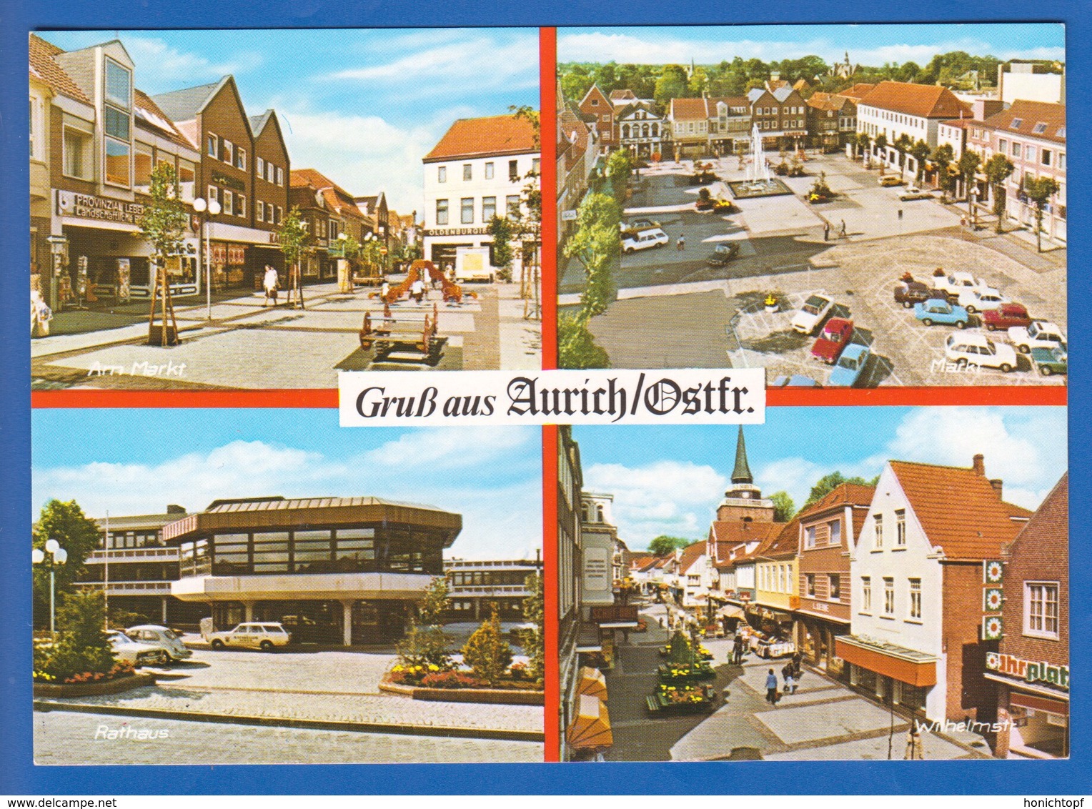 Deutschland; Aurich Ostfr.; Multibildkarte - Aurich