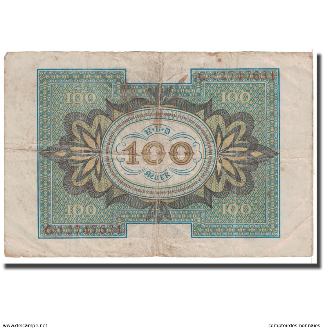 Billet, Allemagne, 100 Mark, 1920, 1920-11-01, KM:69b, TB - 1000 Mark