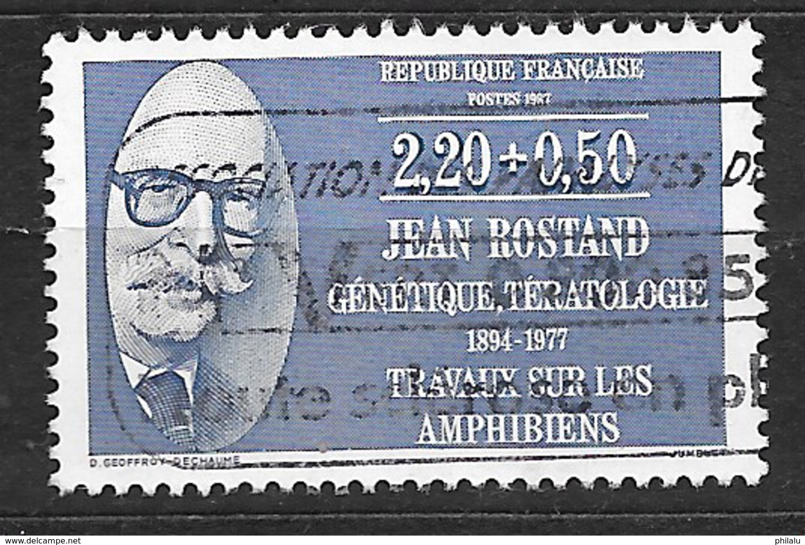 FRANCE  2458 Jean Rostand, Biologiste Et écrivain   . - Gebraucht