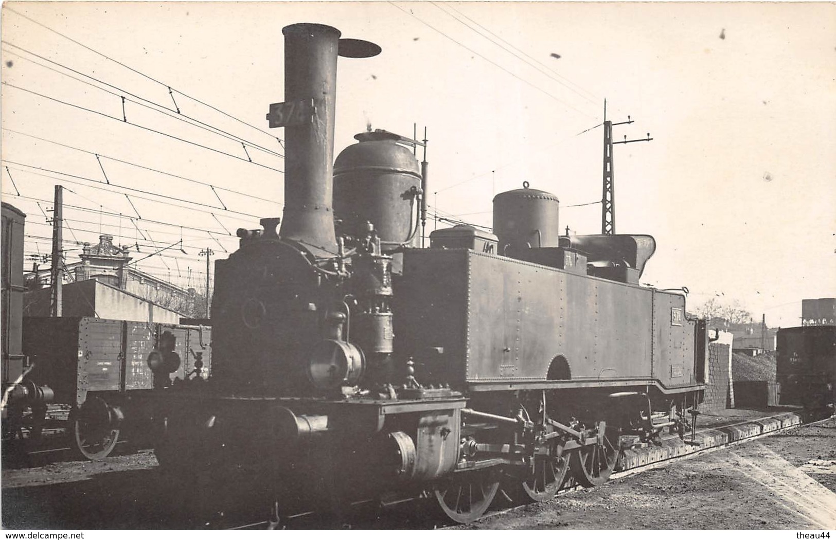 ¤¤  -   Carte-Photo D'une Locomotives   -  Chemins De Fer  -   Machine N° 374   -  Train  -   ¤¤ - Equipment