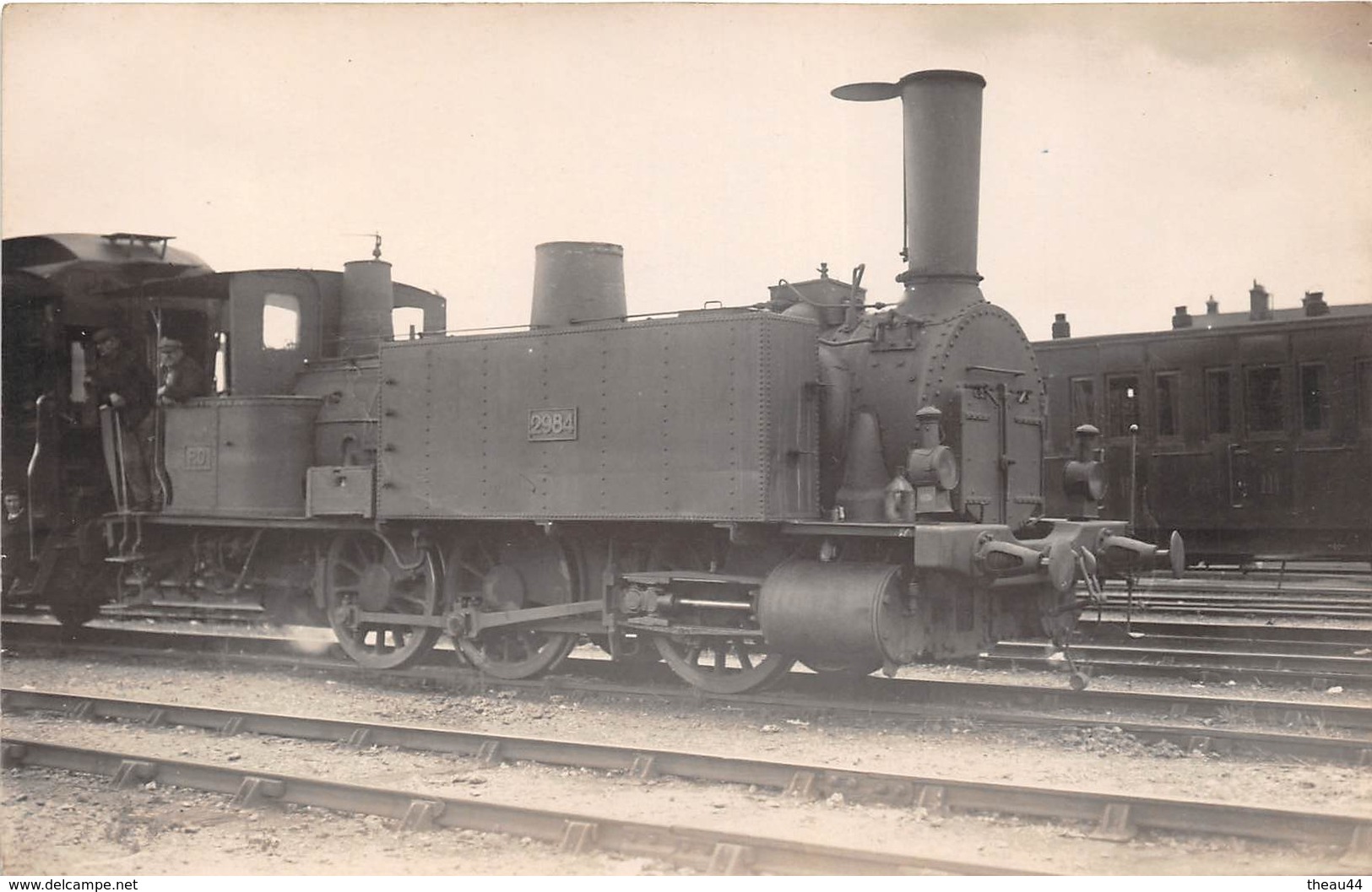 ¤¤  -   Carte-Photo D'une Locomotives   -  Chemins De Fer  -   Machine N° 2984 Du P.O.   -  Train En Gare  -   ¤¤ - Zubehör