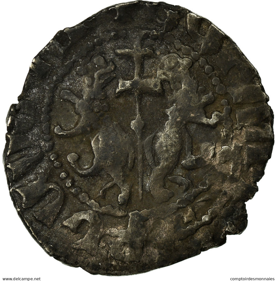 Monnaie, Armenia, Levon I, Tram, 1198-1219 AD, TB, Argent - Armenia