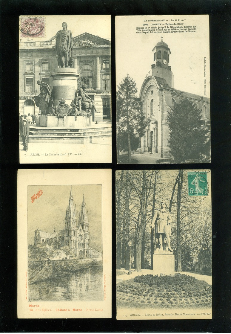 Lot de 60 cartes postales de France     Lot van 60 postkaarten van Frankrijk    - 60 scans