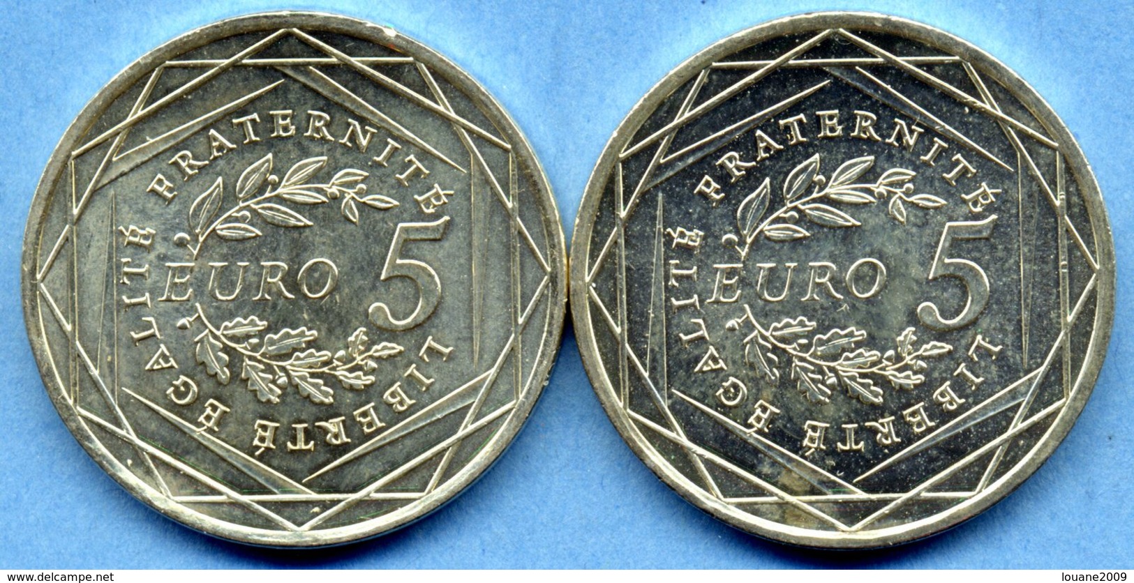 France - 5 Euros 2008 Argent Neuves Lot 2 Pièces De Monnaies - France