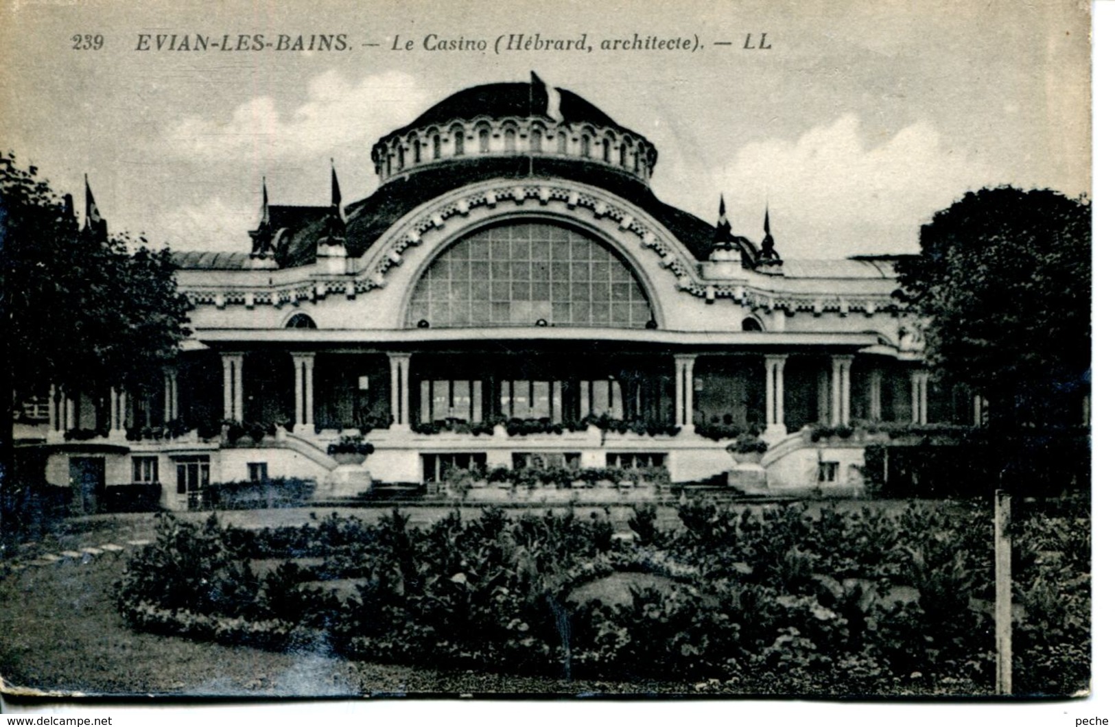 N°72351 -cpa Evian Les Bains -le Casino- - Casino