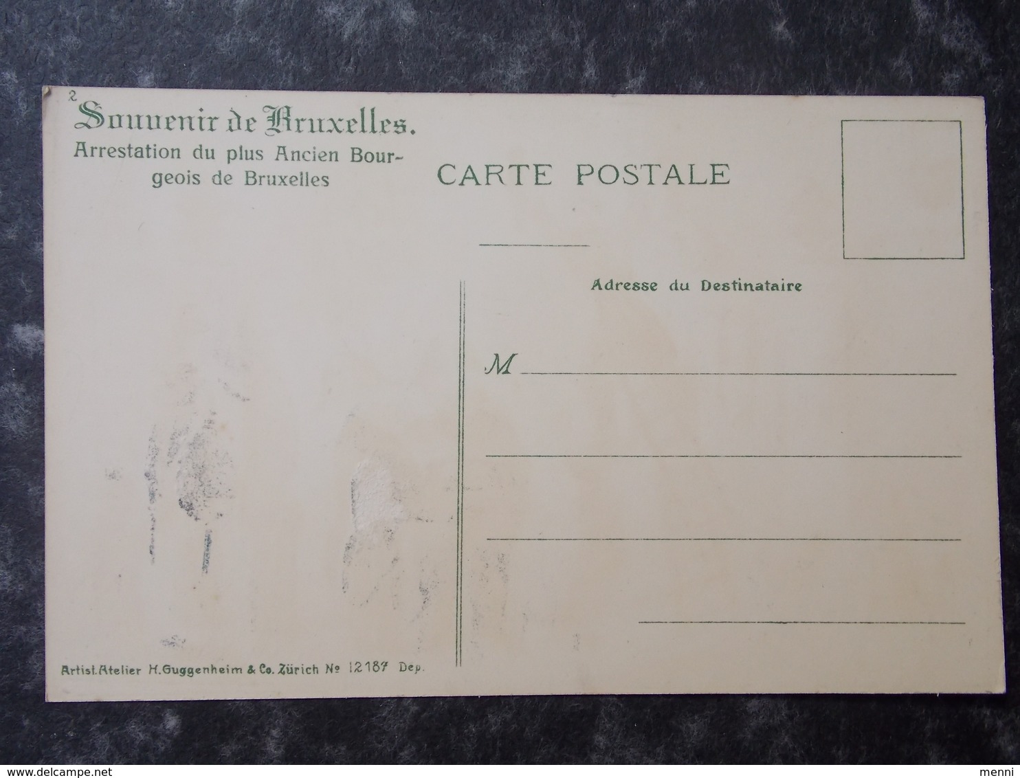 MANNEKEN PIS Bruxelles - BELGIQUE BELGIE - Cpa Carte Postale #16/24 - Monumenti, Edifici
