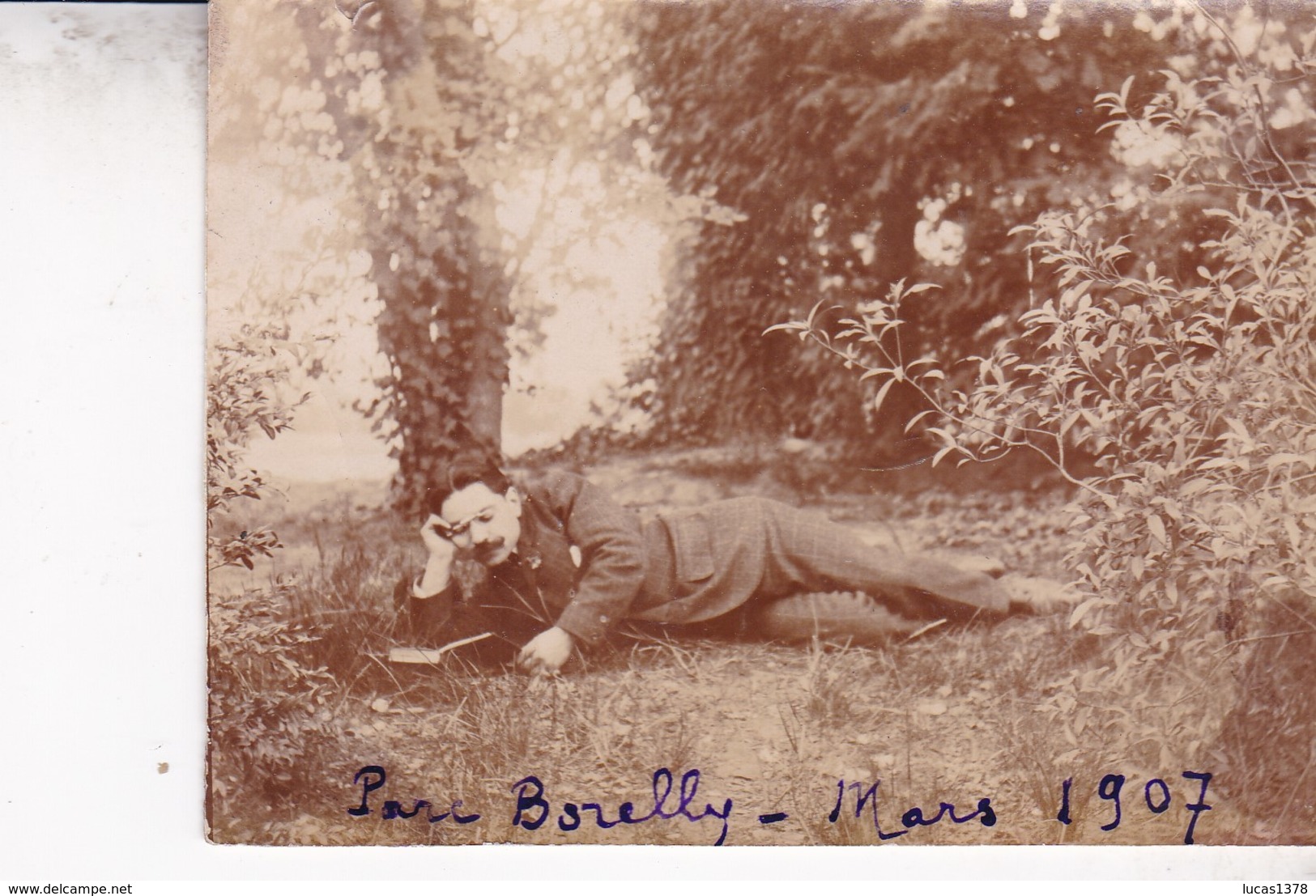 JOLI PHOTO MARSEILLE / PARC BORELY / MARS 1907 - Parcs Et Jardins
