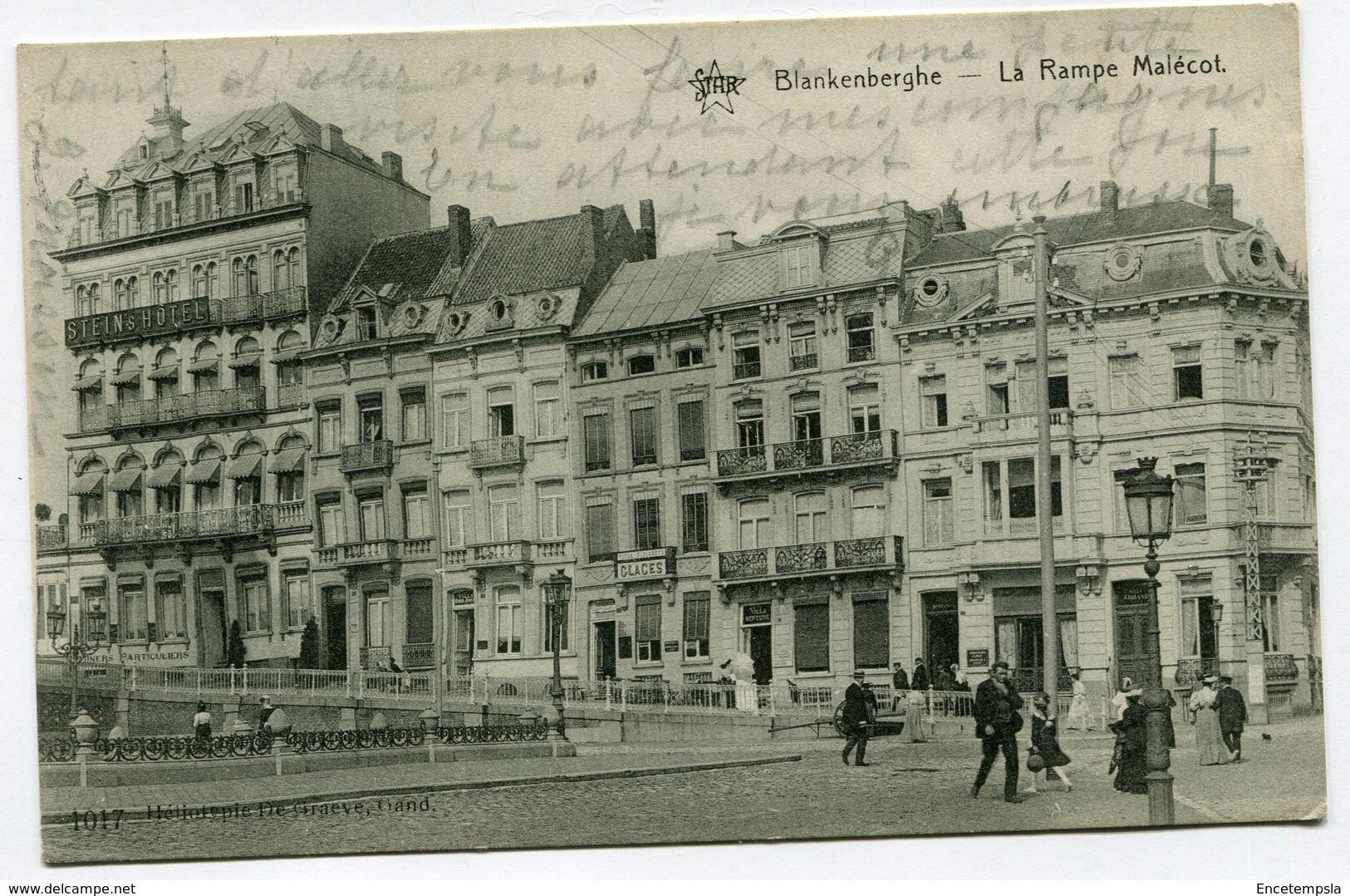 CPA - Carte Postale - Belgique - Blankenberghe - La Rampe Malécot - 1910 (M8262) - Blankenberge