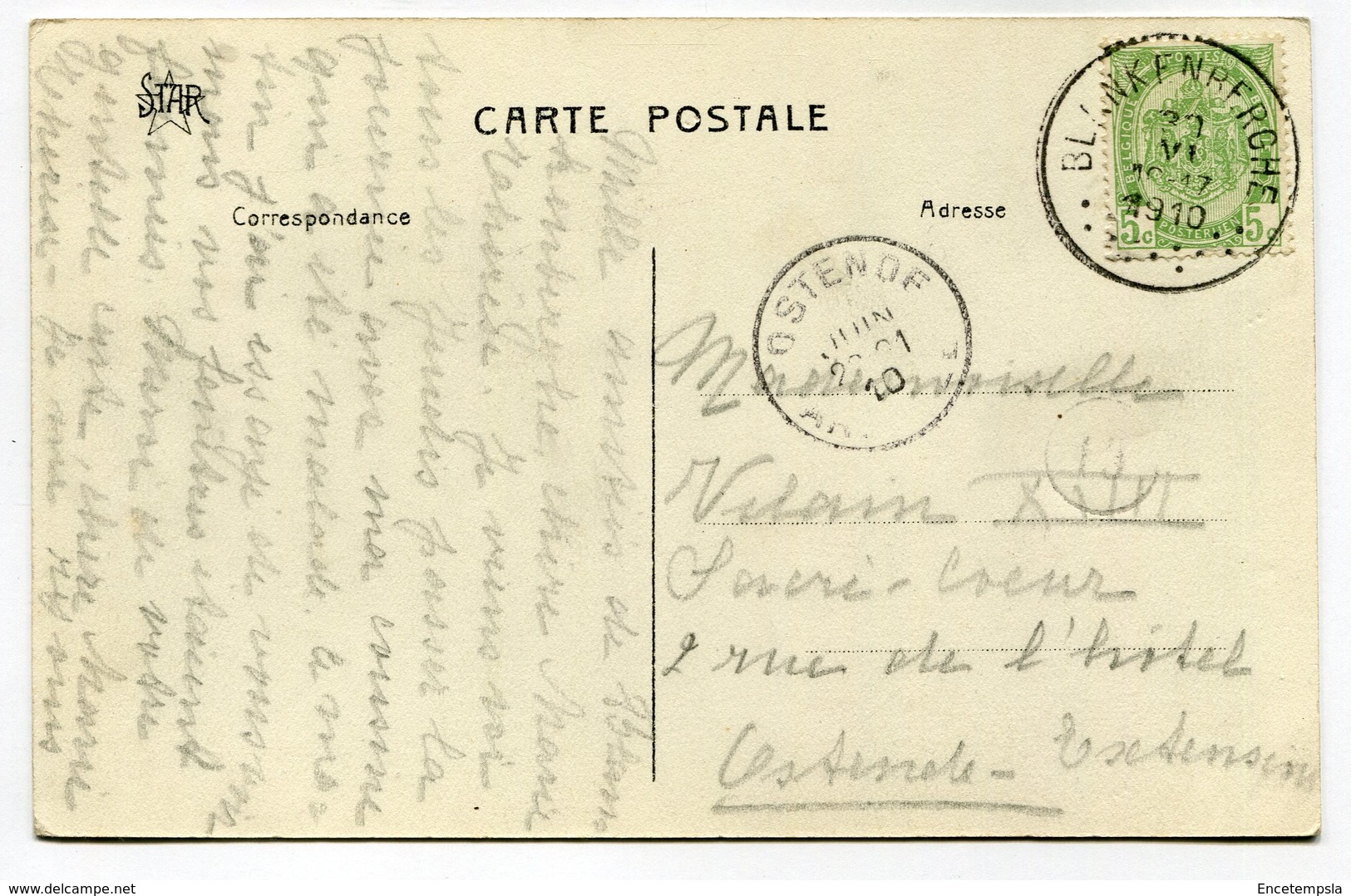 CPA - Carte Postale - Belgique - Blankenberghe - La Rampe Malécot - 1910 (M8262) - Blankenberge
