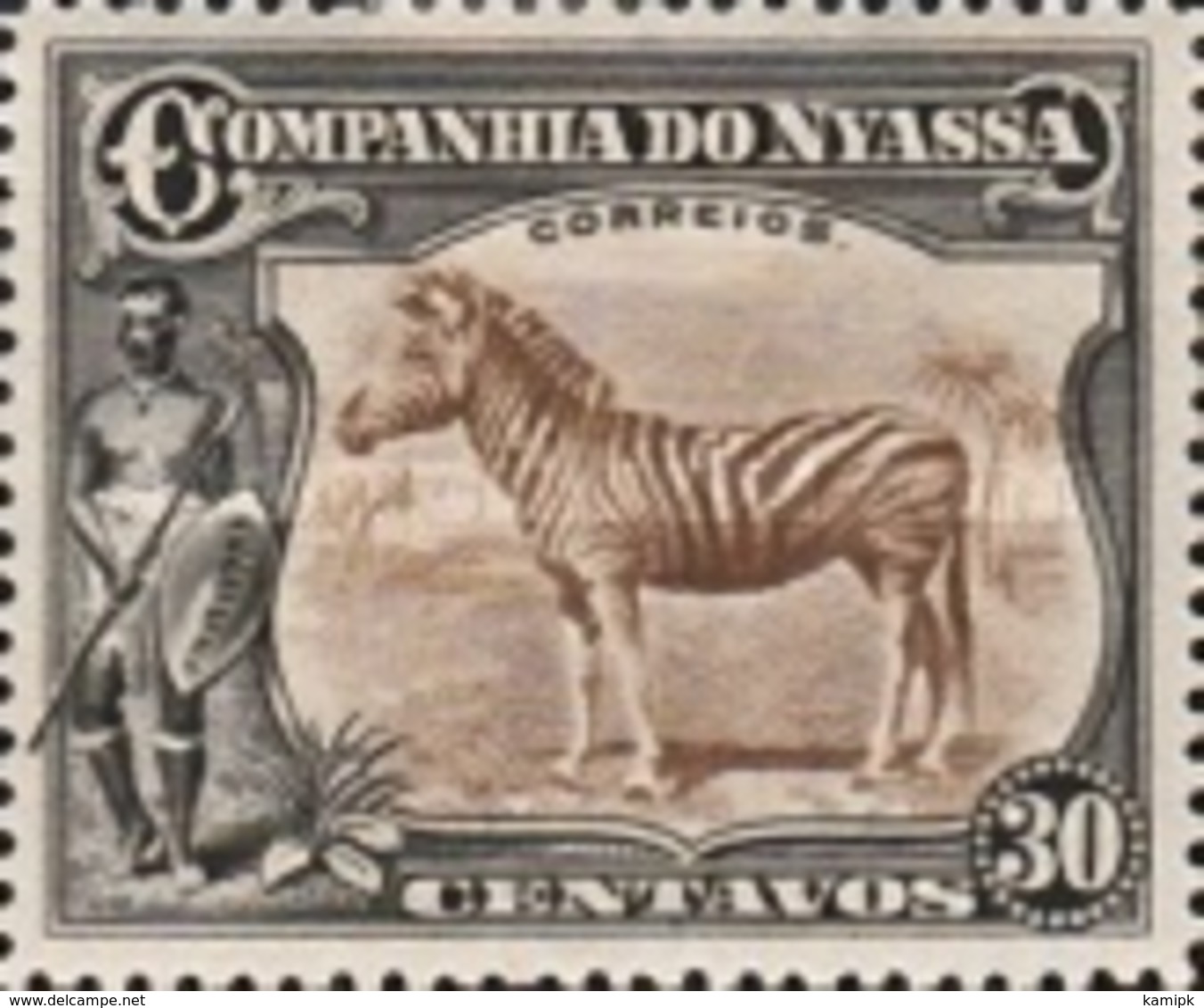 MINT  STAMPS Mozambique Nyassa - Zebra -  1921 - Mozambique