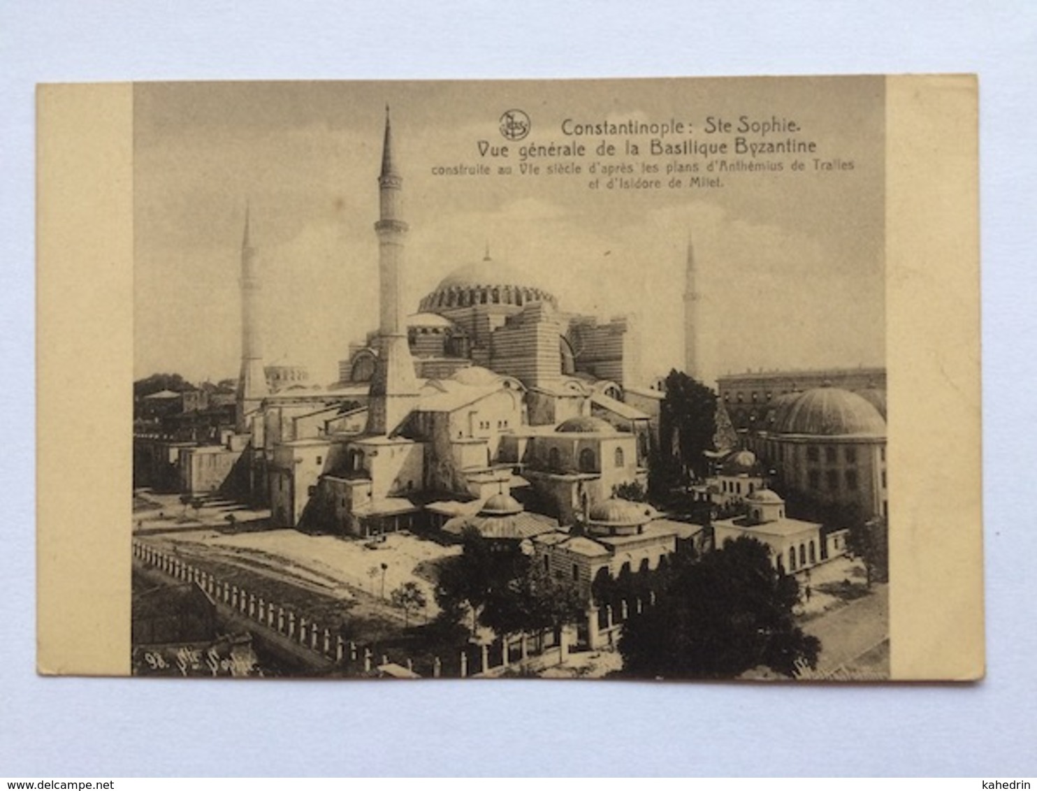 Turkey Türkei Turquie, Constantinople Istanbul, Ste Sophie, Vue Générale De La Basilique Byzantine, Mosquée Mosque - Turkije