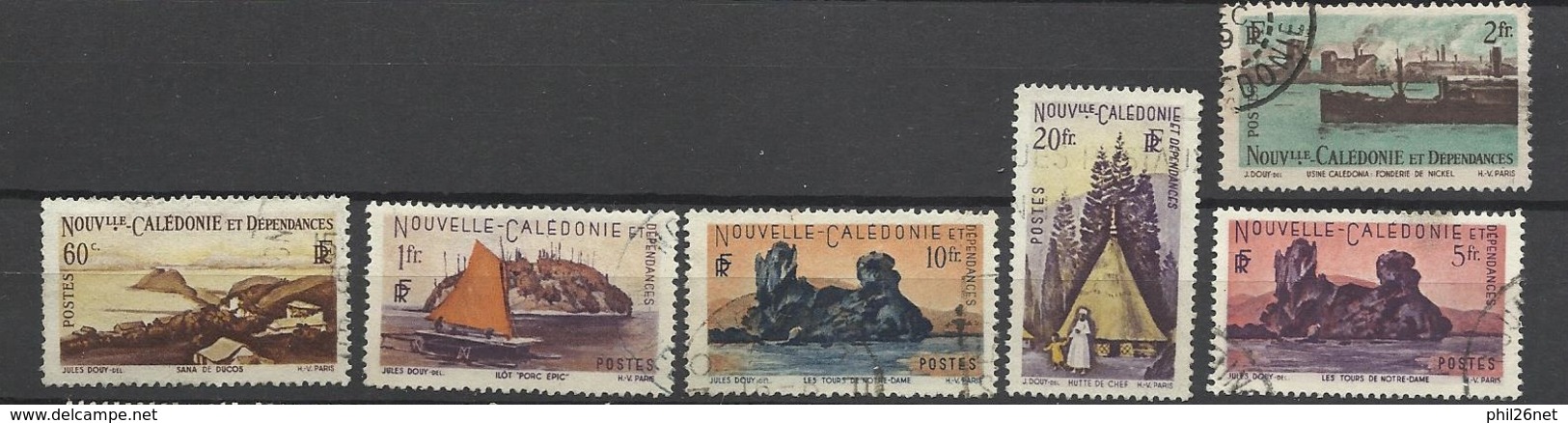 Nouvele Calédonie Poste N°263;265; 268;  273; 274 Et 276  Oblitérés B/TB     - Used Stamps