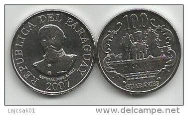 Paraguay 100 Guaranies 2007. High Grade - Paraguay