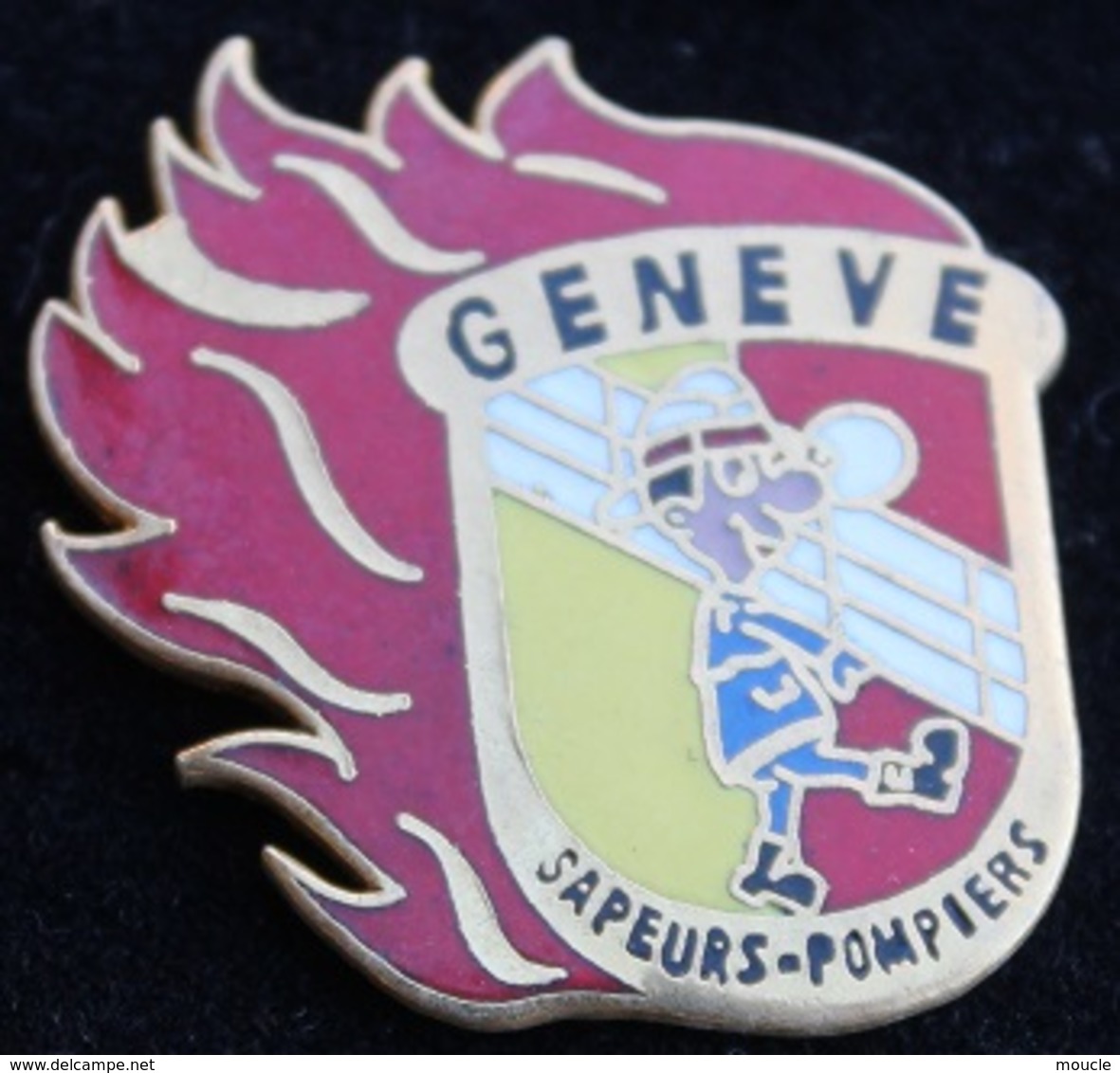 VOLLEY BALL -  SAPEURS POMPIERS DE LA VILLE GENEVE - SUISSE-SCHWEIZER FEUERWEHRMANN-FIREFIGHTER SWISS -   (21) - Feuerwehr