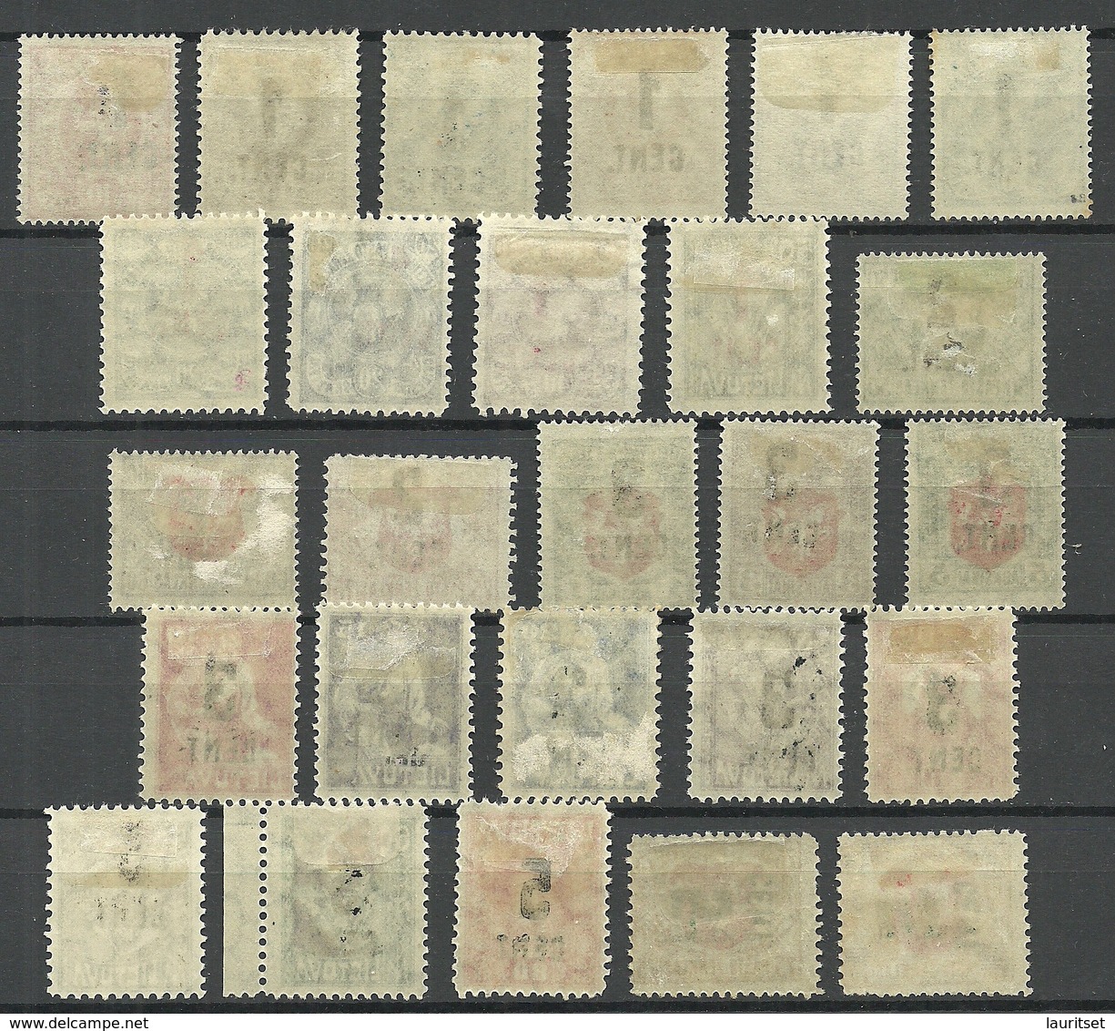 LITAUEN Lithuania 1922 Michel 138 - 166, Unused */(*) - Litauen