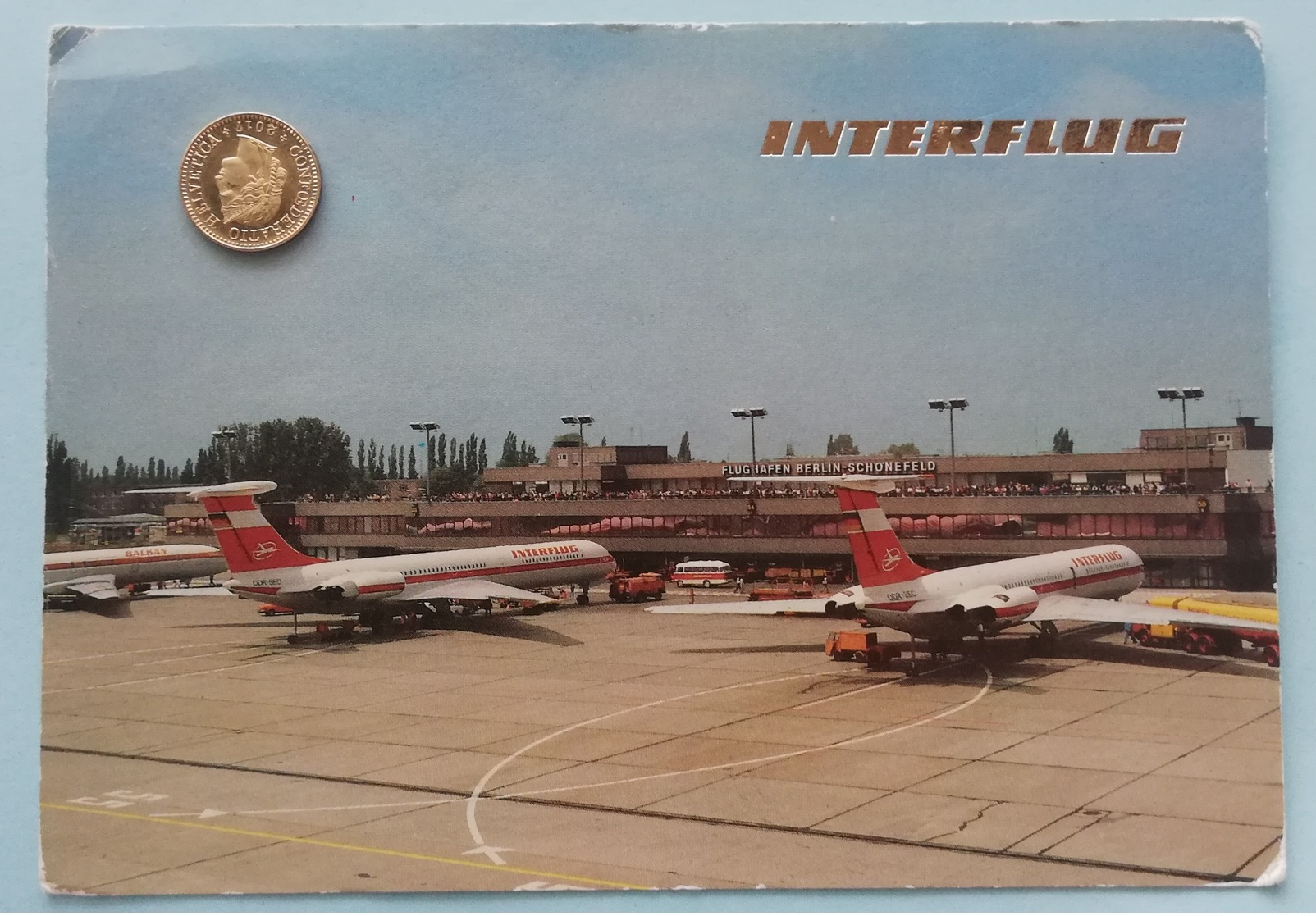 Berlin-Schönefeld, Flughafen, Interflug, Iljushin, 1988 - Schönefeld