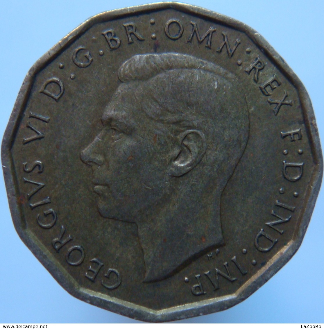 LaZooRo: UK Great Britain 3 Pence 1944 XF - F. 3 Pence