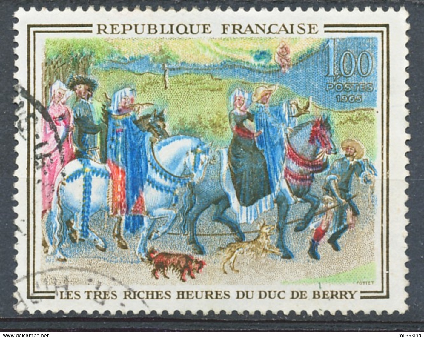 TIMBRE - FRANCE - 1965 - Nr 1457 - Oblitere - Oblitérés