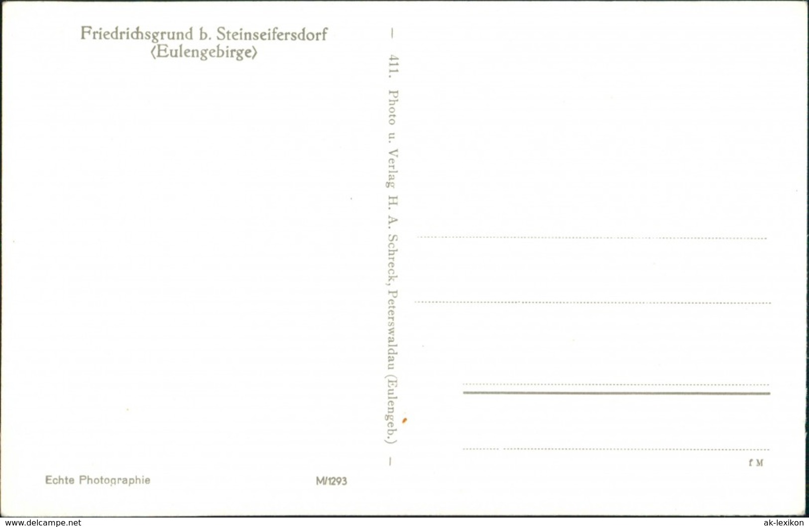 Steinseifersdorf-Langenbielau Rościszów Bielawa Friedrichsgrund 1931 - Schlesien