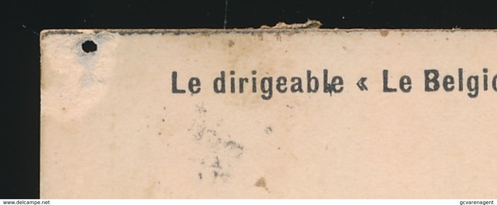 LE DIRIGEABLE ,, LE BELGIQUE ,,  2 SCANS - Dirigibili