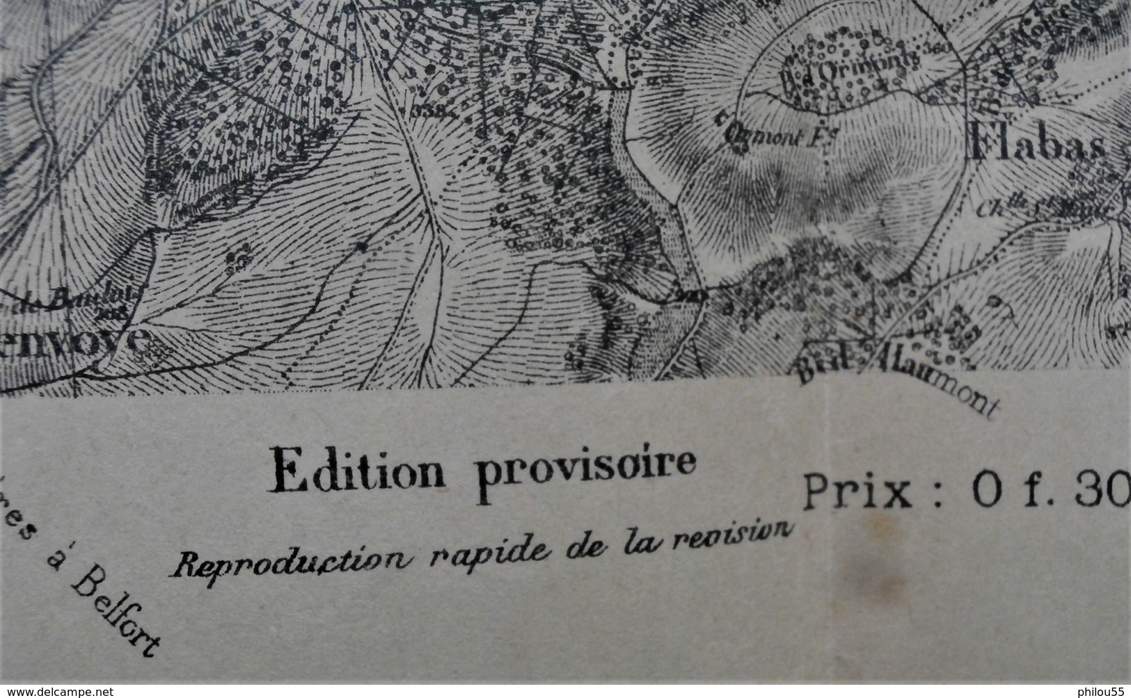 55 VERDUN Carte TOPOGRAPHIQUE Revisee En 1913  Edition Provisoire - Cartes Topographiques