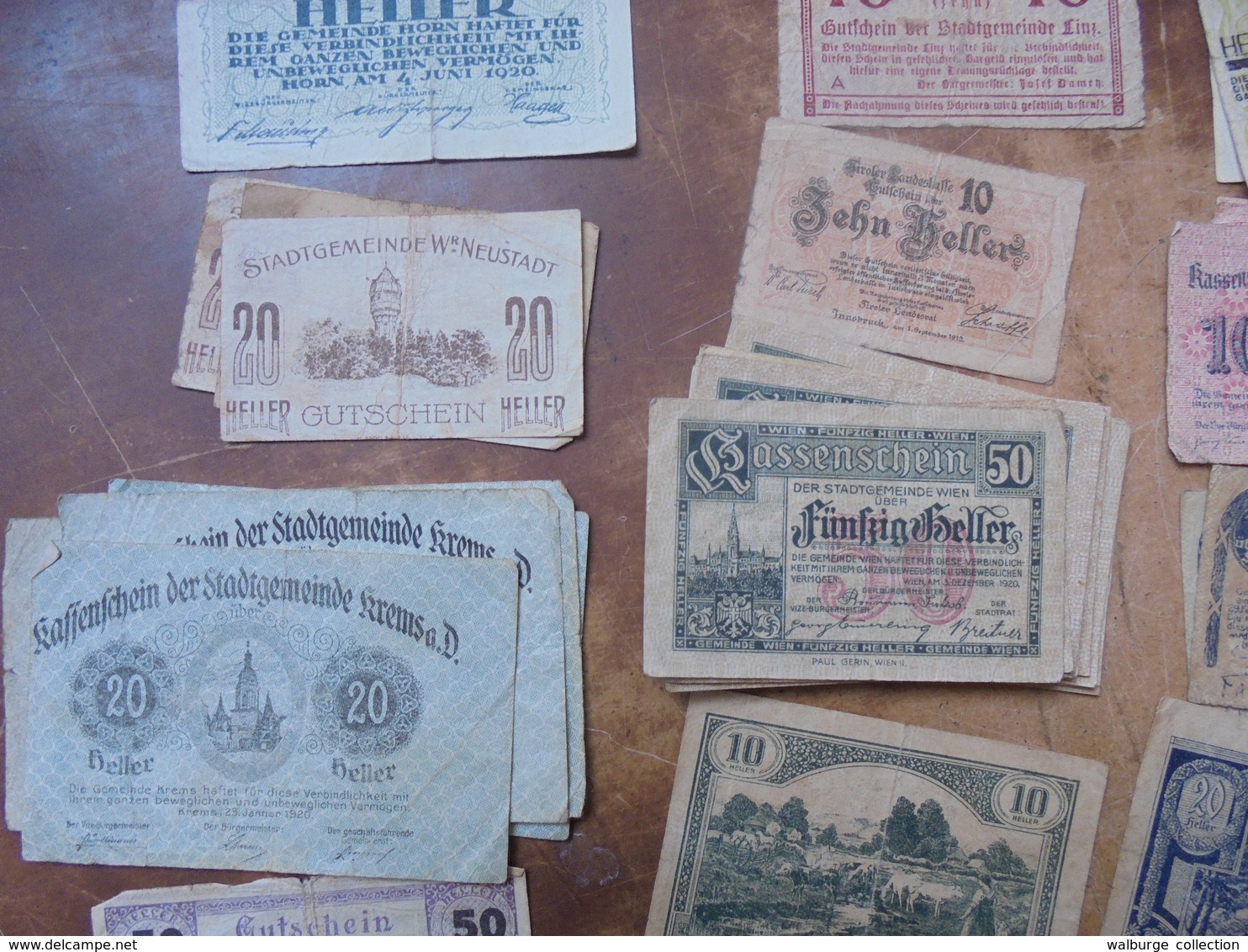 AUTRICHE 820 BILLETS DE NECESSITES CIRCULER PERIODE 1918-1920