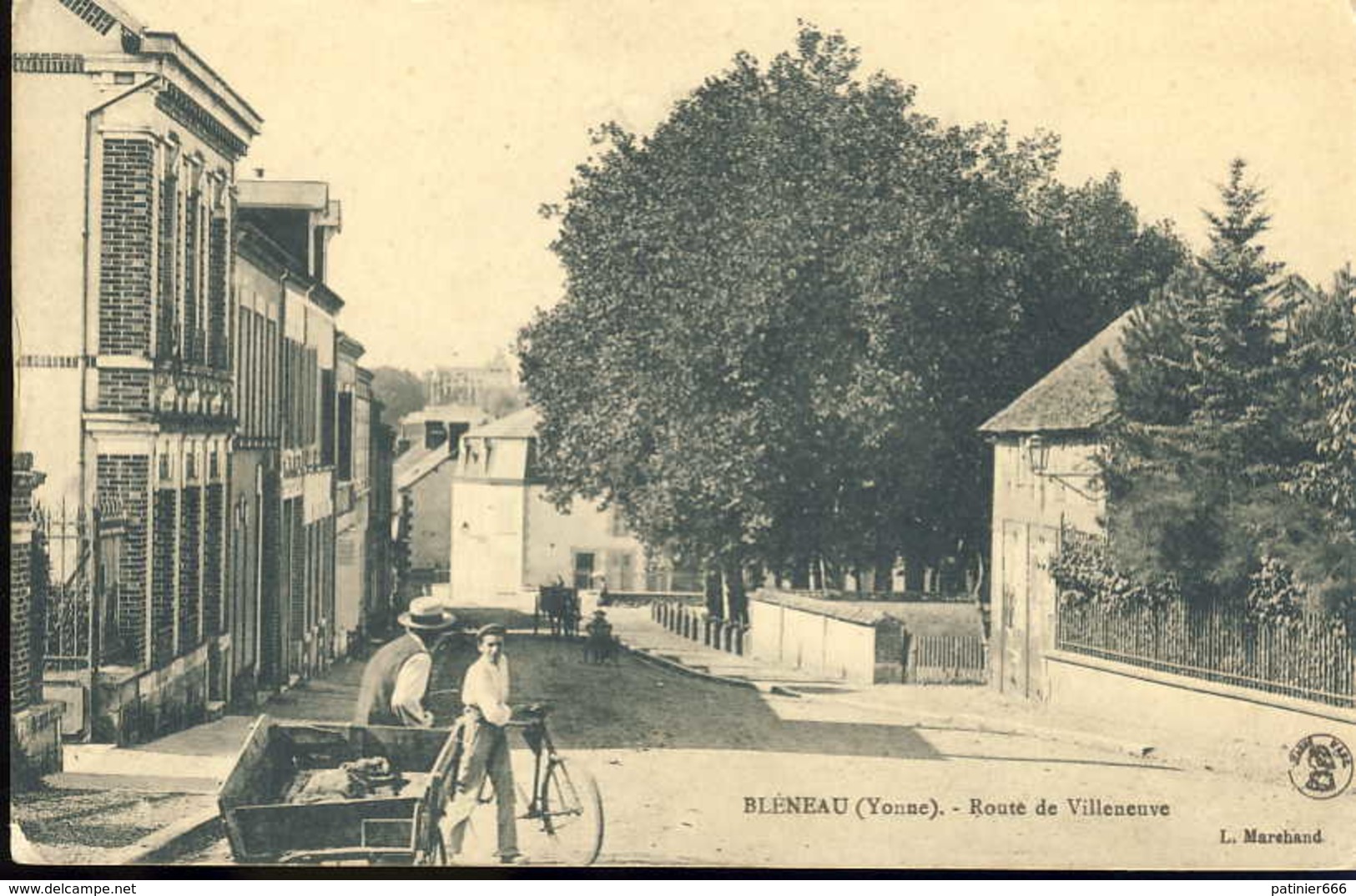 Bleneau Route De Villeneuve - Autres & Non Classés