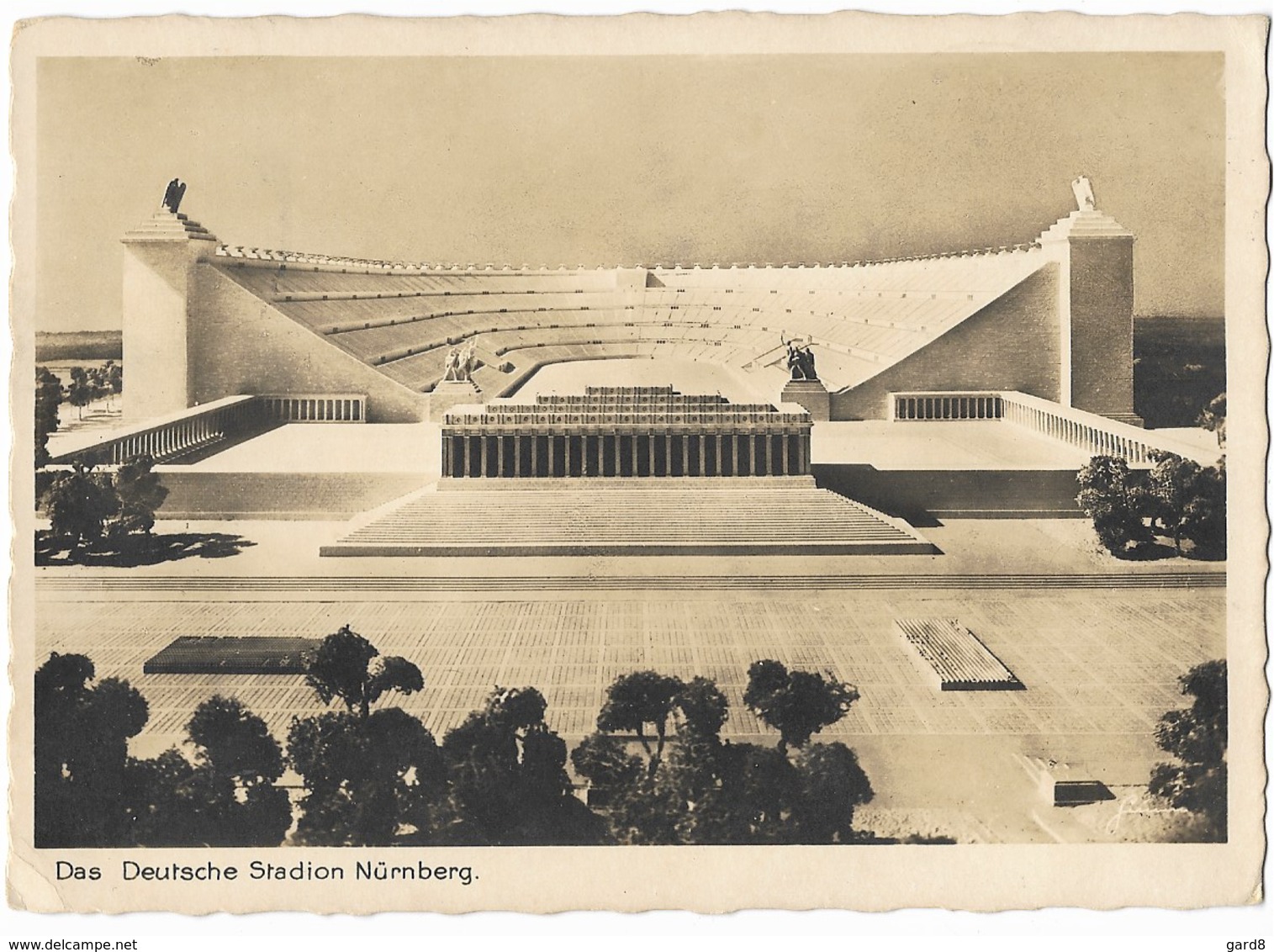 Nürnberg  - Stadt Der Reichsparteitage  - Maquette Du "Deutsche Stadion"  - époque Du NSDAP - Guerre 1939-45