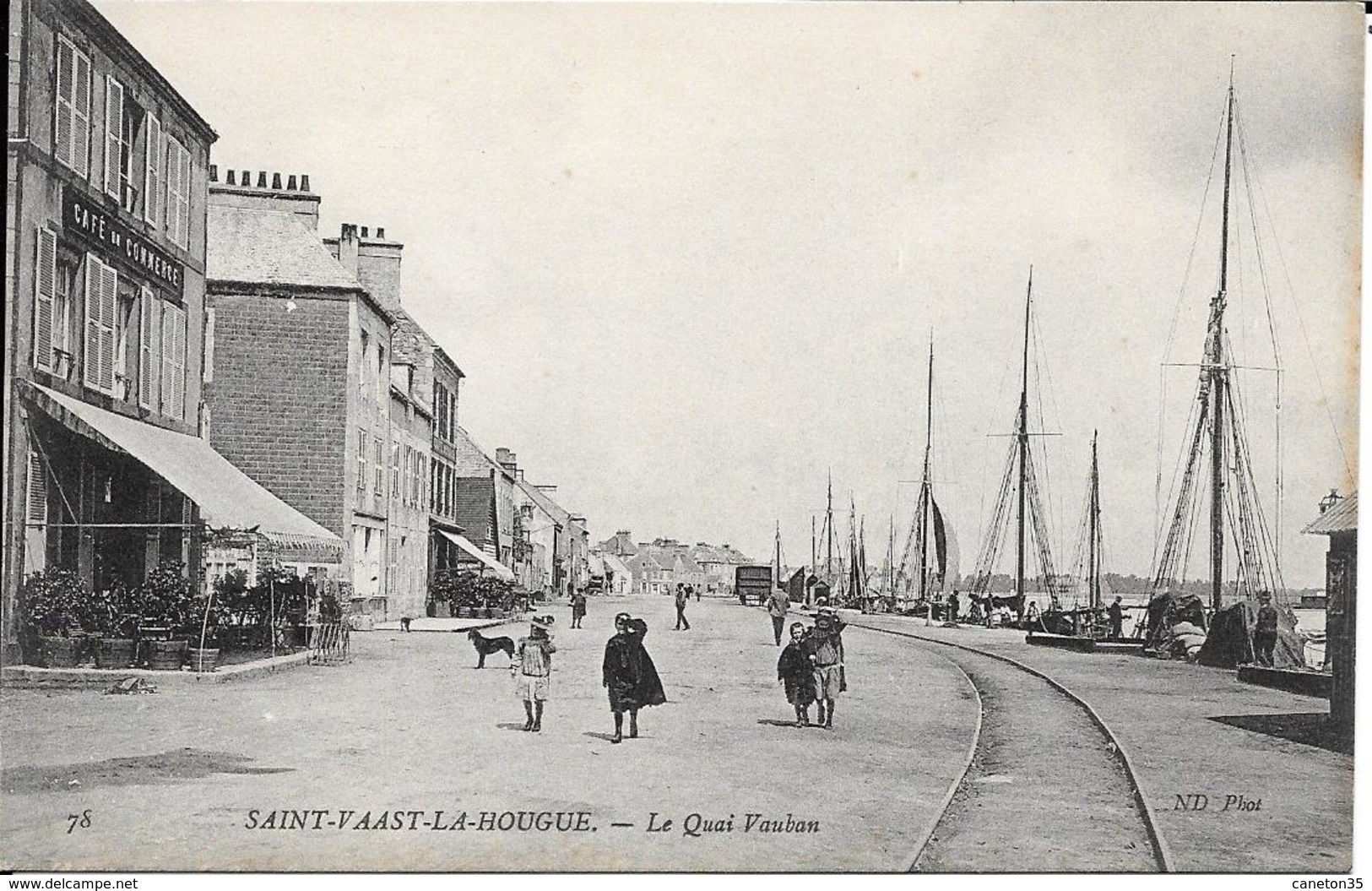 St Vaast La Hougue - Quai Vauban - Non  Circulé - Saint Vaast La Hougue