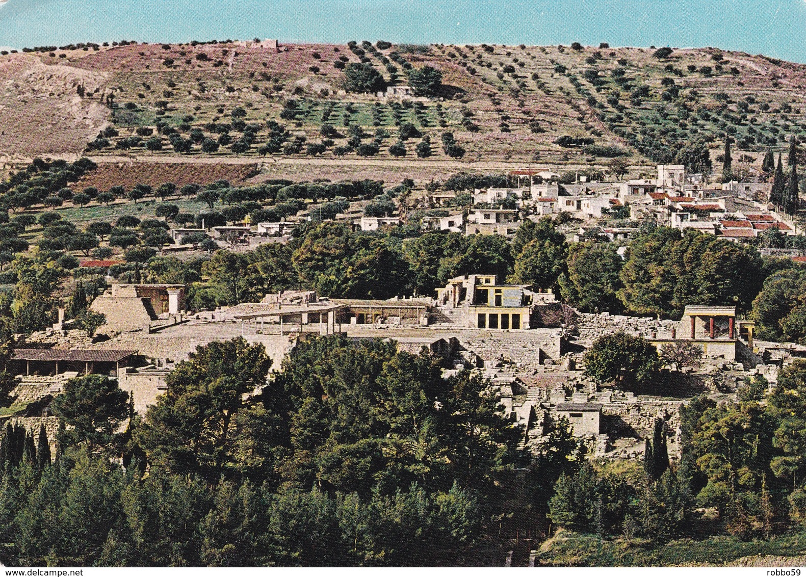 Greece Palace Of Knossos Postcard Used - Greece