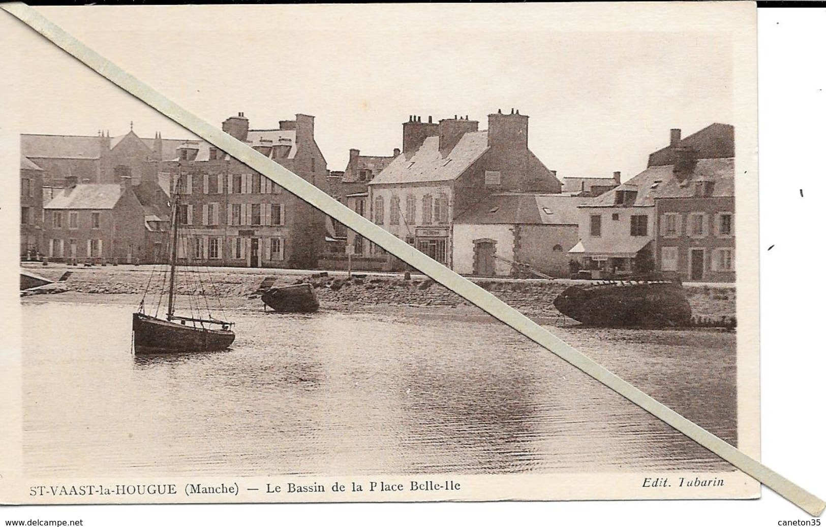 St Vaast La Hougue - Bassin De La Place Belle Ile   - Non  Circulé - Saint Vaast La Hougue