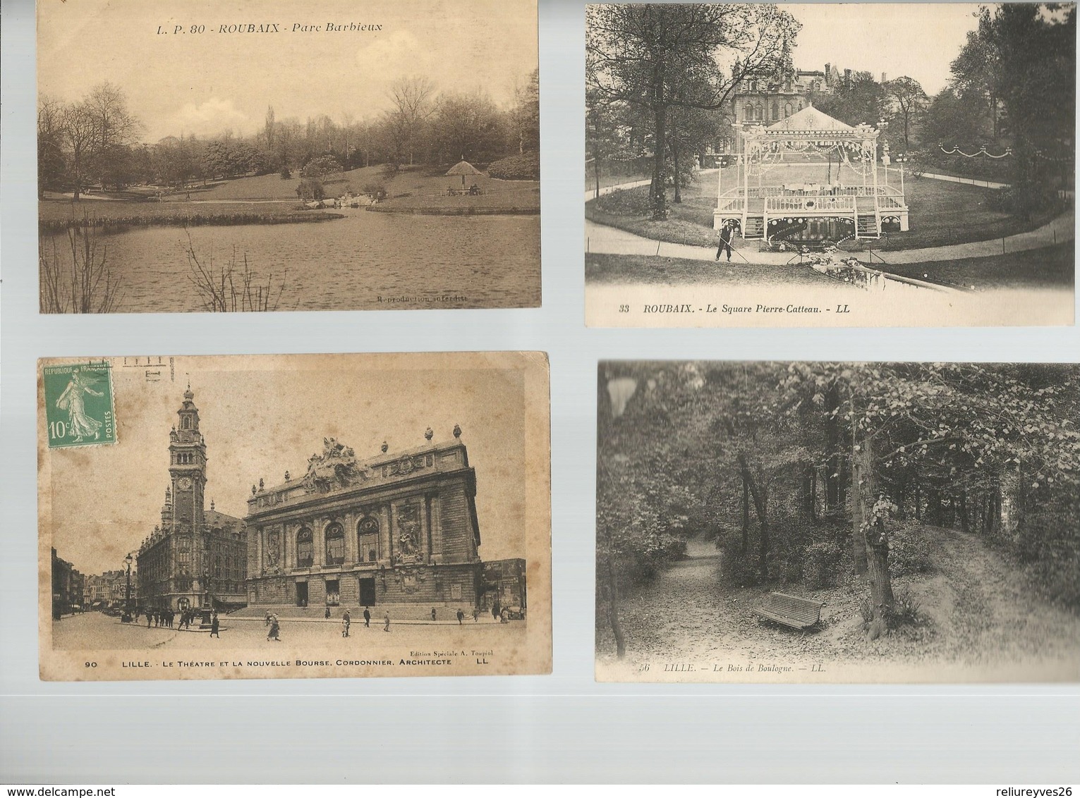 CPA, D.59, Lot De 50 Cartes Postales Anciennes ,du Département Du Nord, 1900 - 1950 - Autres & Non Classés