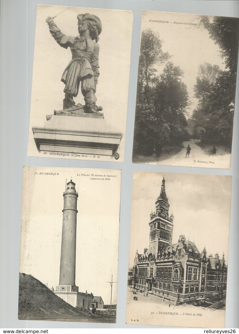 CPA, D.59, Lot de 50 Cartes postales Anciennes ,du département du Nord, 1900 - 1950