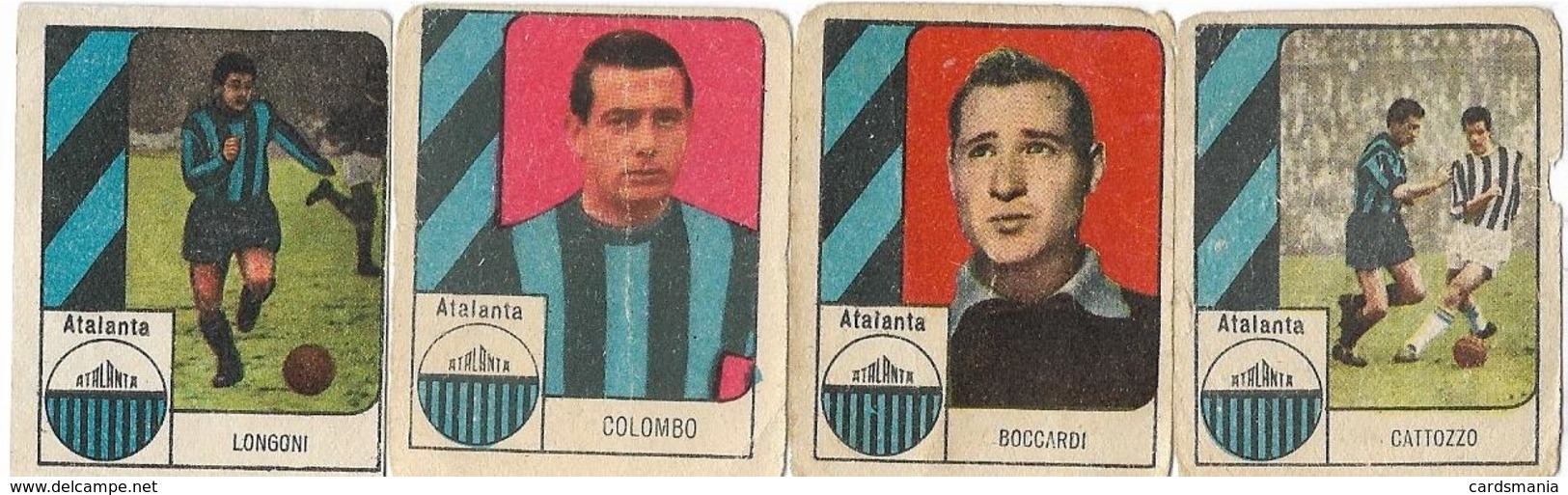 4 FIGURINE ATALANTA NANNINA ANNI '60 - Altri & Non Classificati