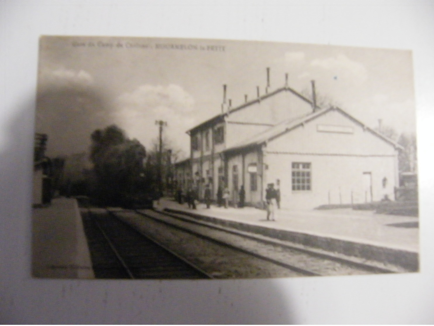 CPA Mourmelon Le Petit La Gare Du Camp De Chalons Non Circulée - Autres & Non Classés