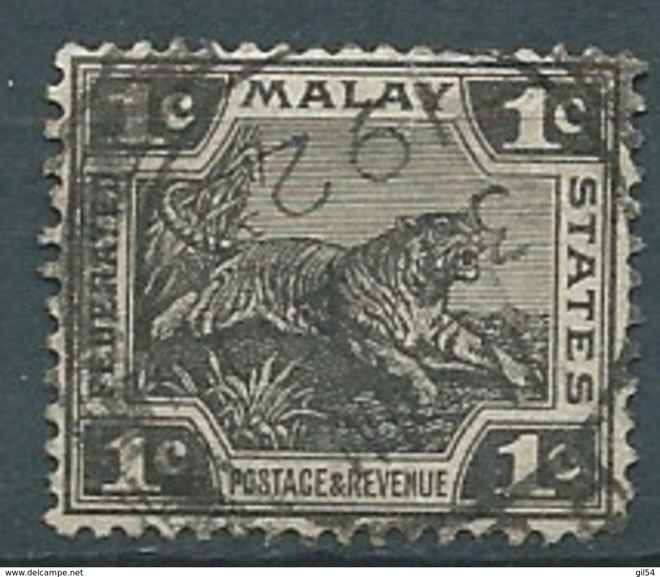 Etats Malais Fédérés   - Yvert N° 51 Oblitéré - Bce 18330 - Federated Malay States