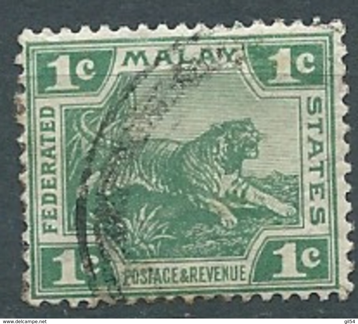 Etats Malais Fédérés   - Yvert N° 39 Oblitéré - Bce 18331 - Federated Malay States