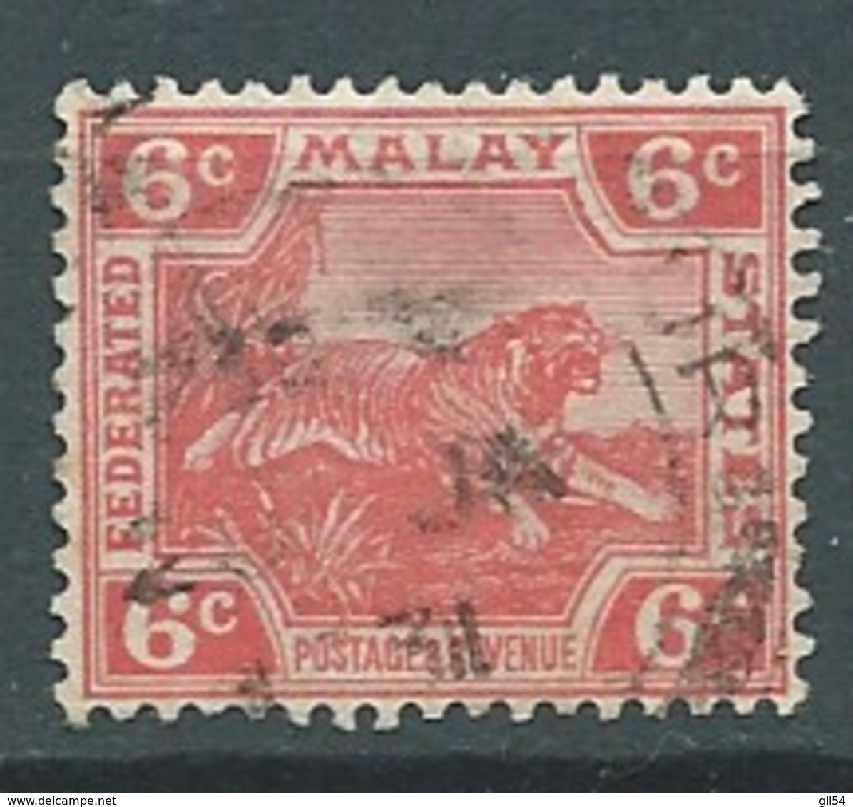 Etats Malais Fédérés   - Yvert N° 61 Oblitéré - Bce 18336 - Federated Malay States